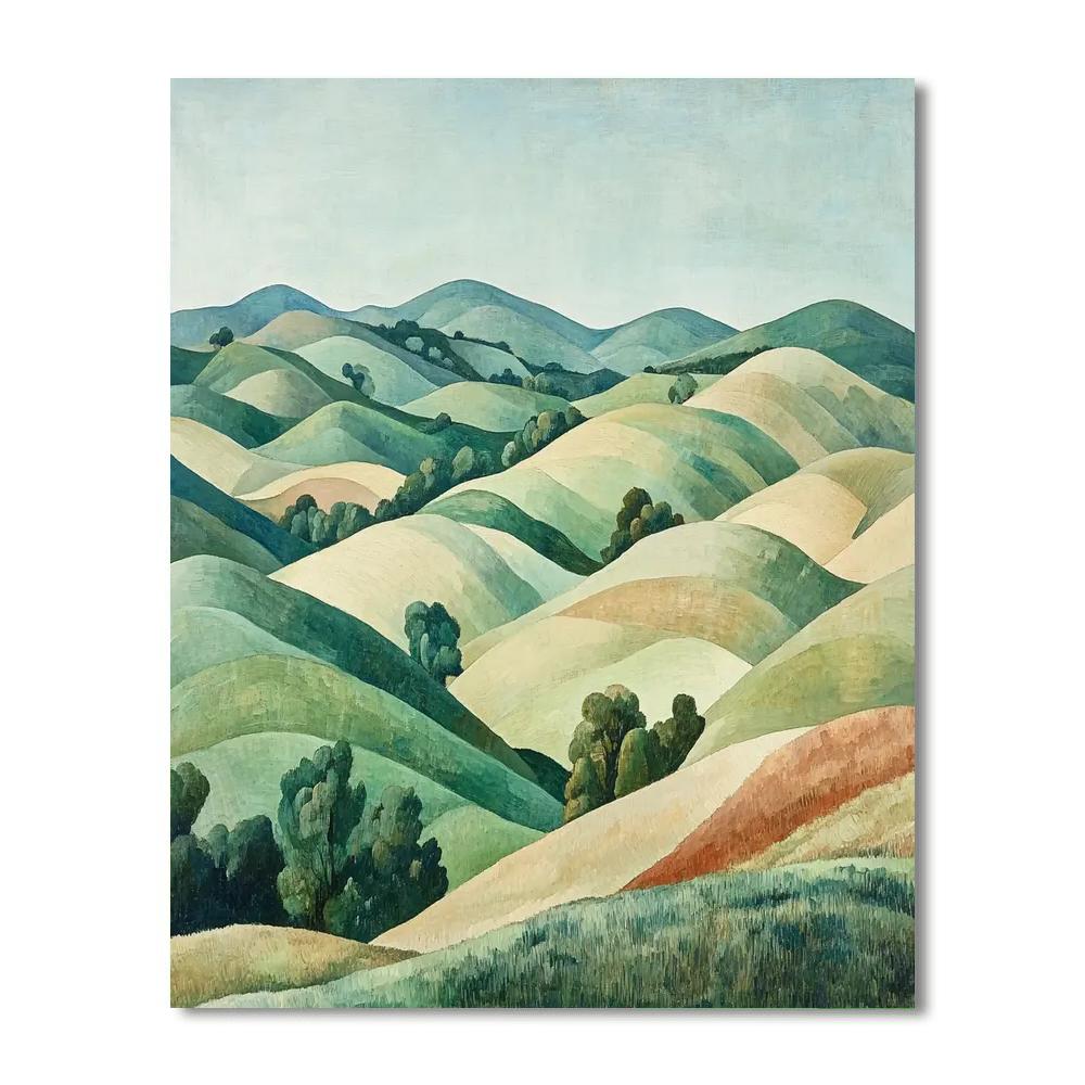 Paul Cézanne Inspired Serene Solitude  Paint By Numbers Kits