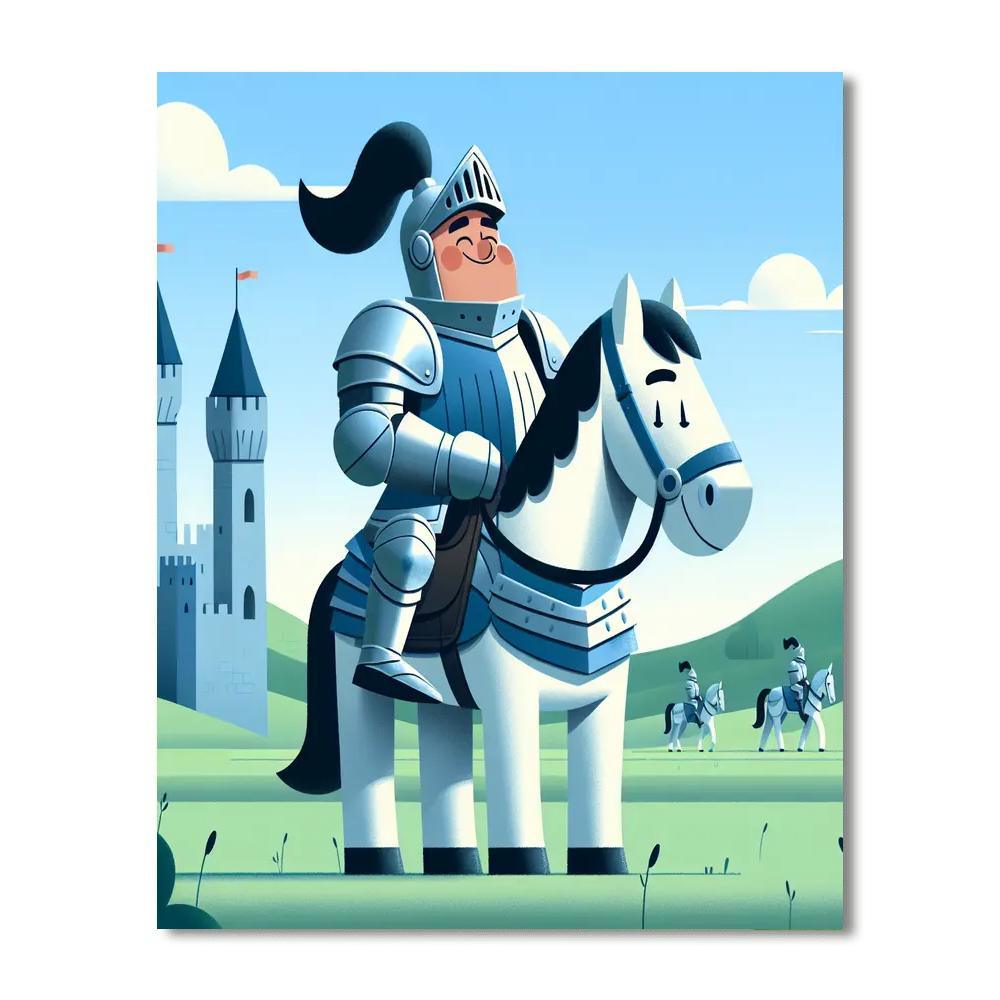 Brave Knight's Quest Paint By Color