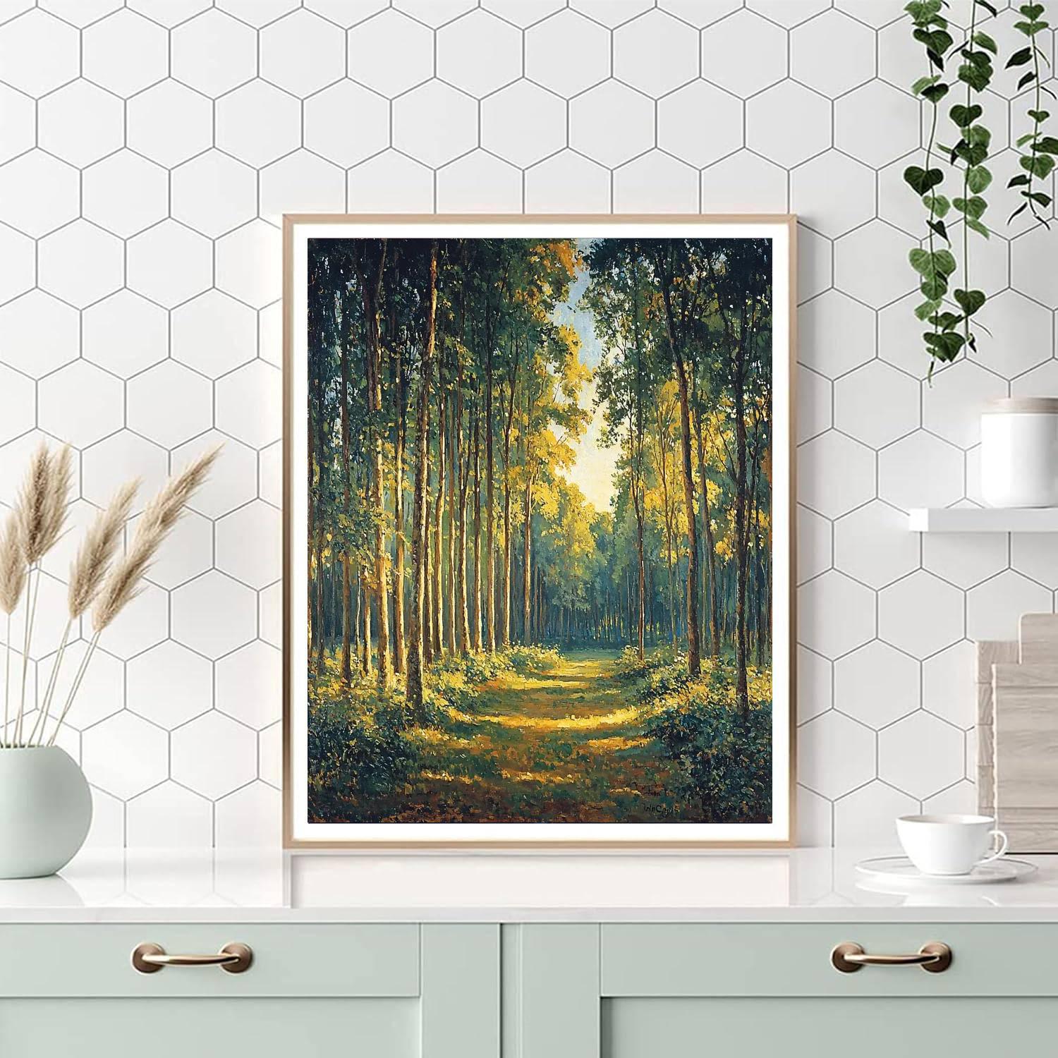 John Constable Inspired Forest Awakening  Paint By Number