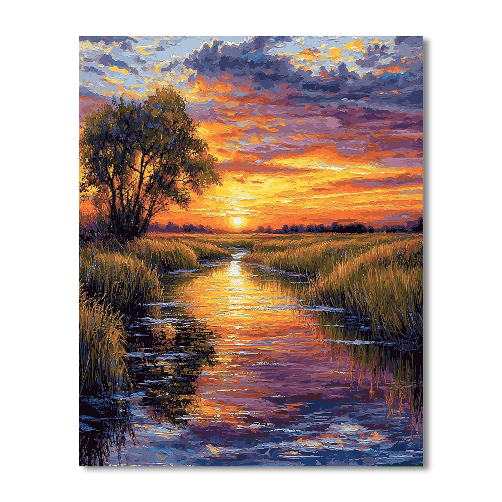 J.M.W. Turner Inspired Twilight Moments  Paint By Numbers Kits