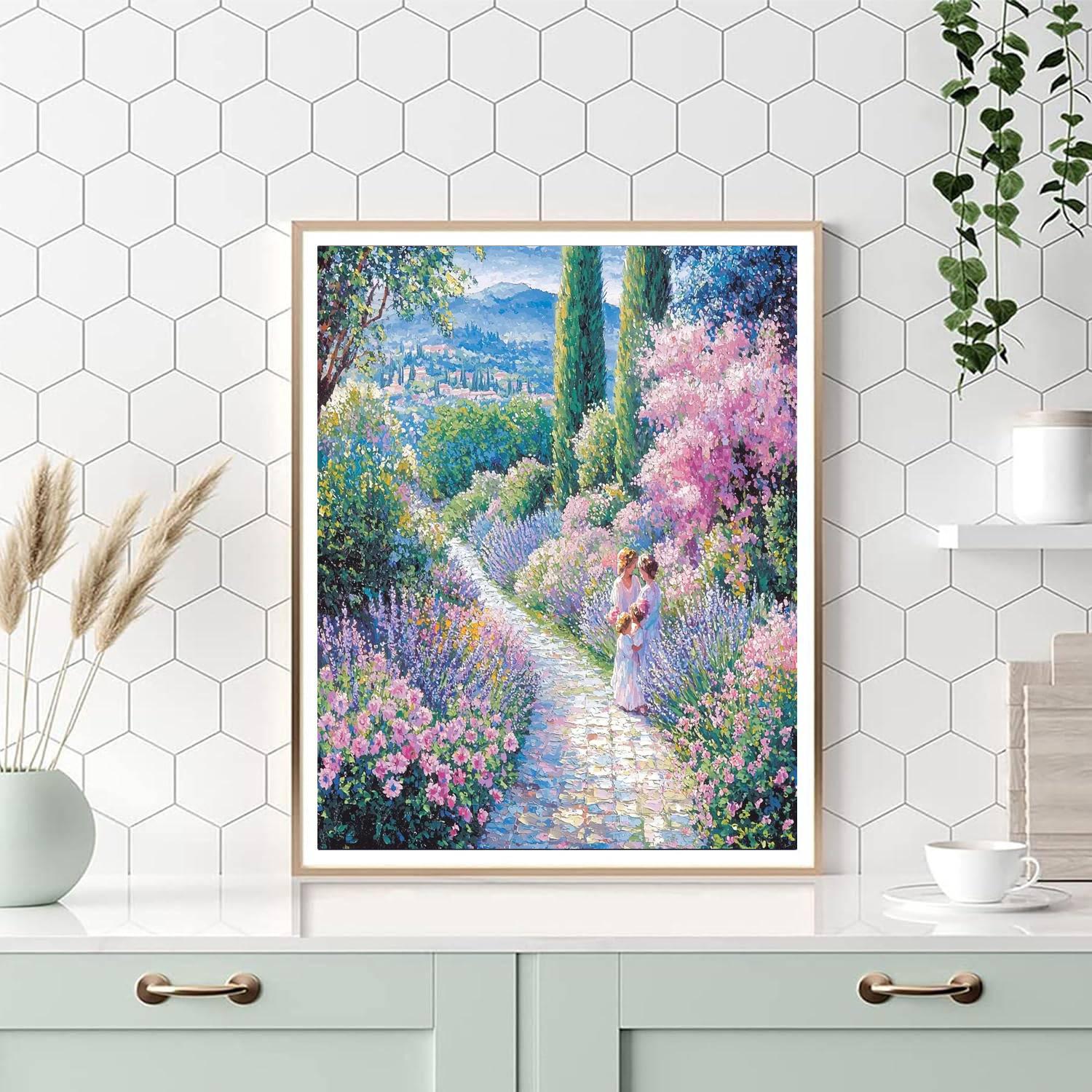 Mother's Garden Path Paint By Numbers Kits
