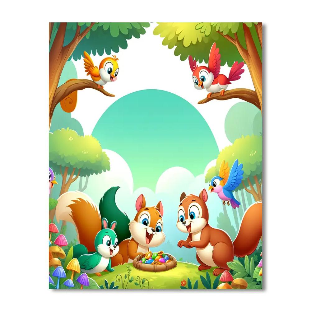 Treetop Treasure Trove Paint By Color