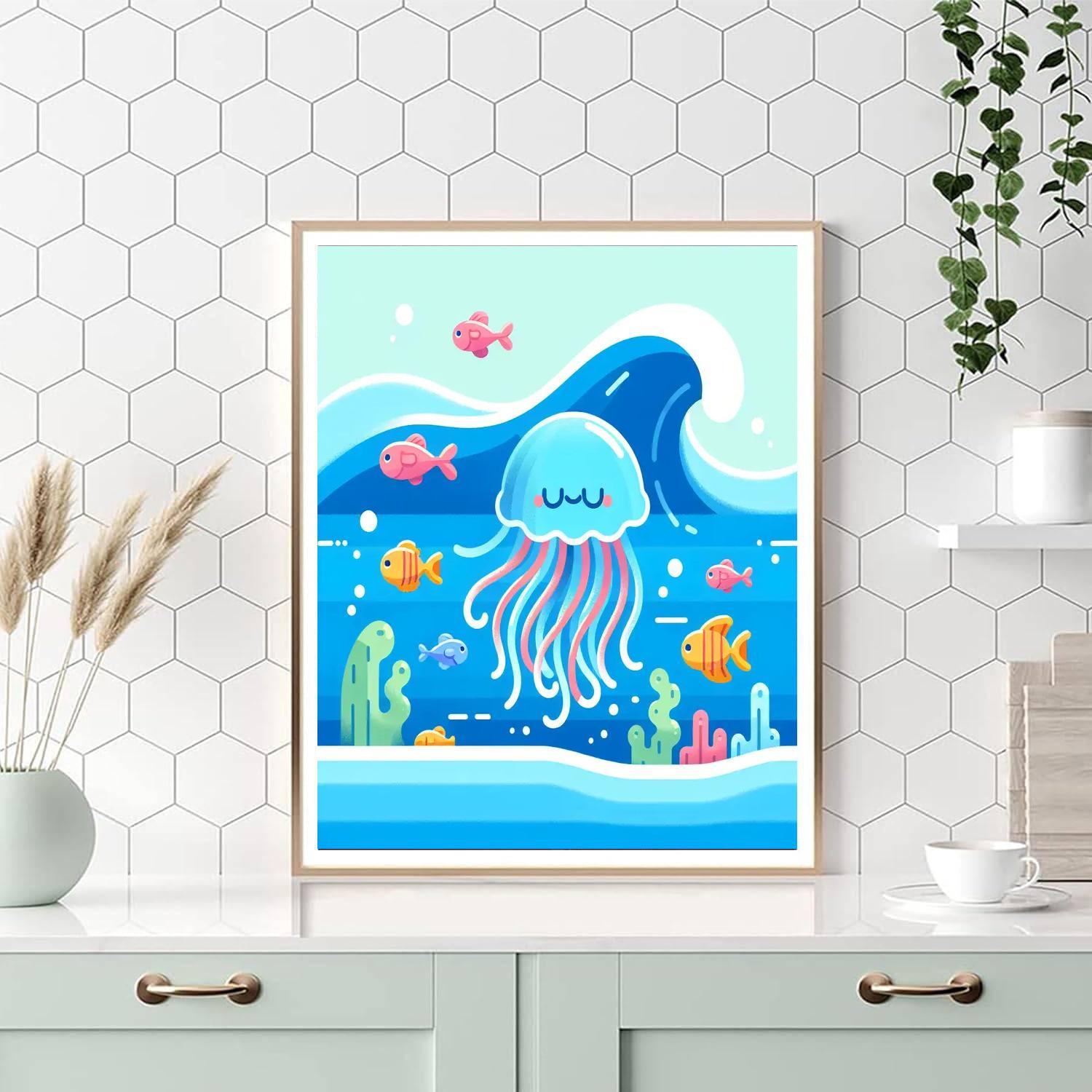 Jazzy Jelly Painting By Numbers Kit