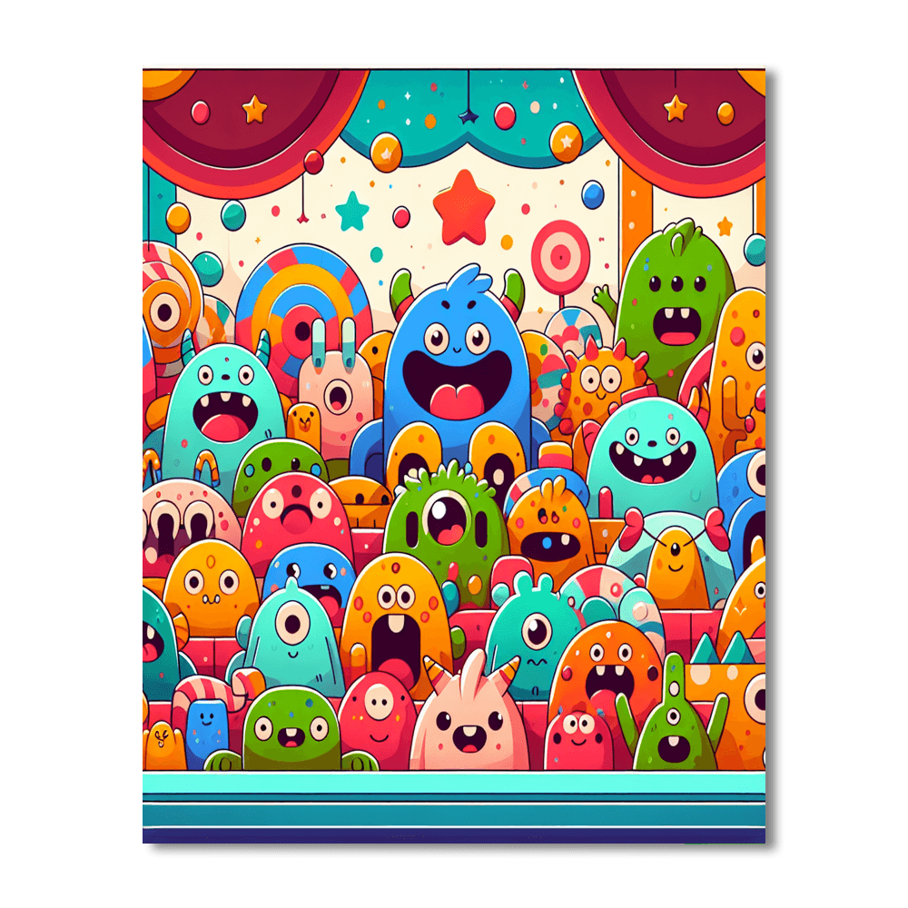Fantasy Monster Mash Painting Number Kit