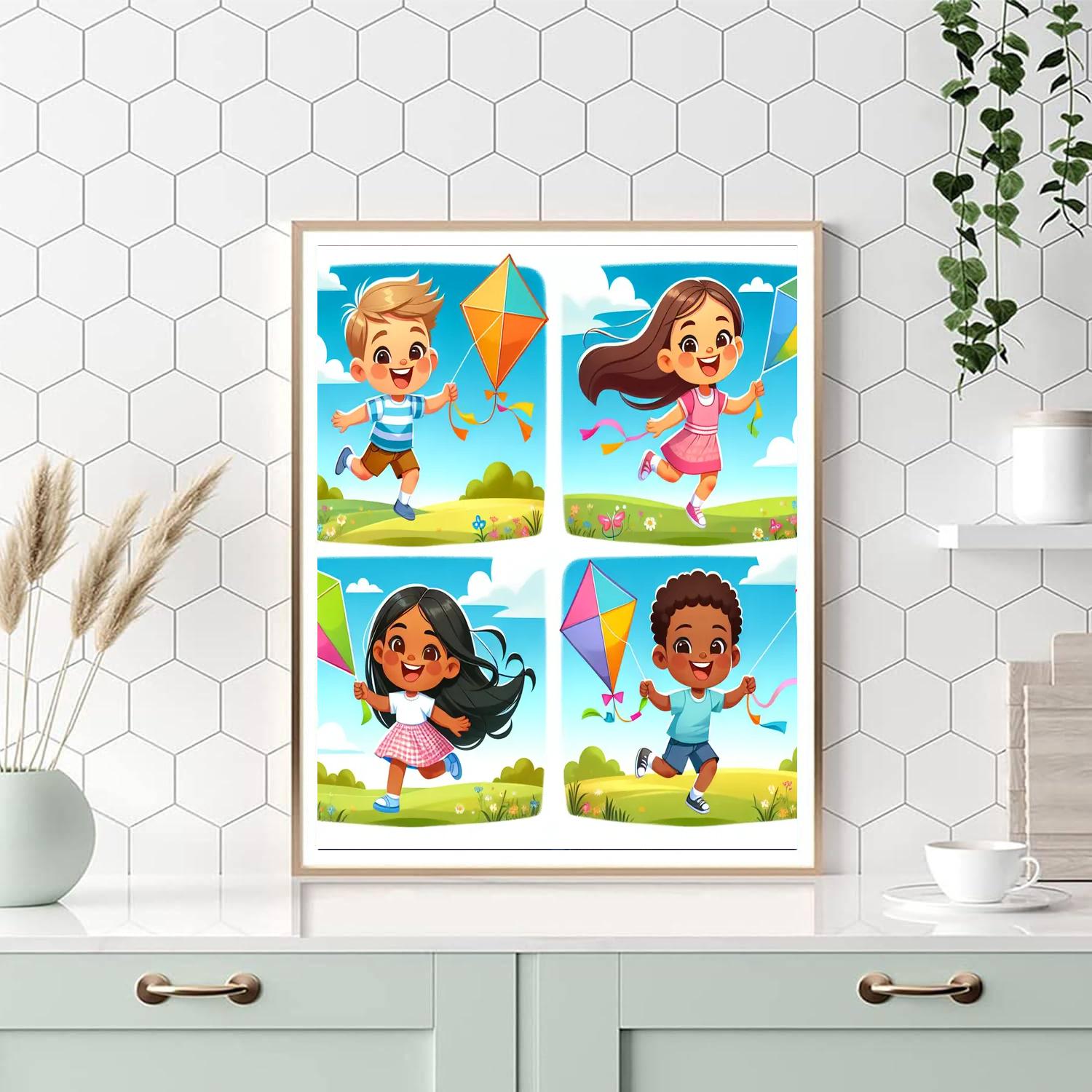 Kite Festival Fun Number Painting