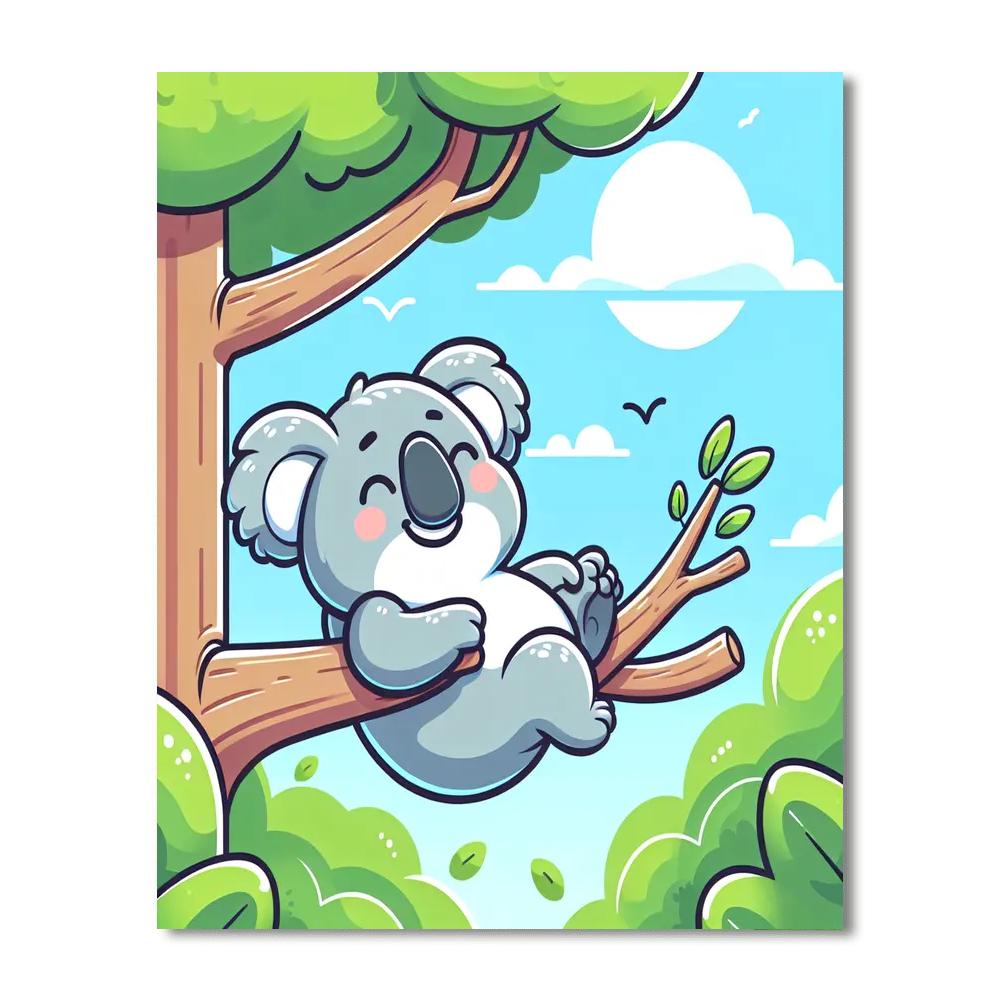 Cool Koala Paint By Numbers