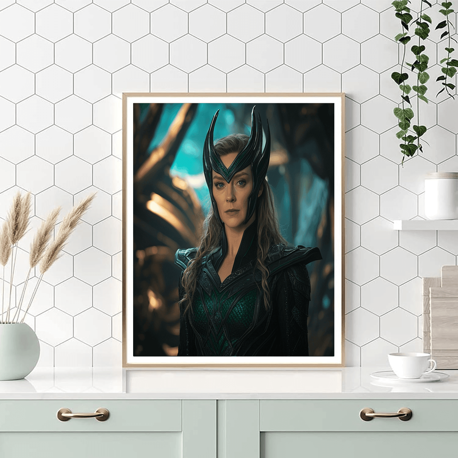 Cate Blanchett: The Regal Grace Of Hela Paint By Numbers Art
