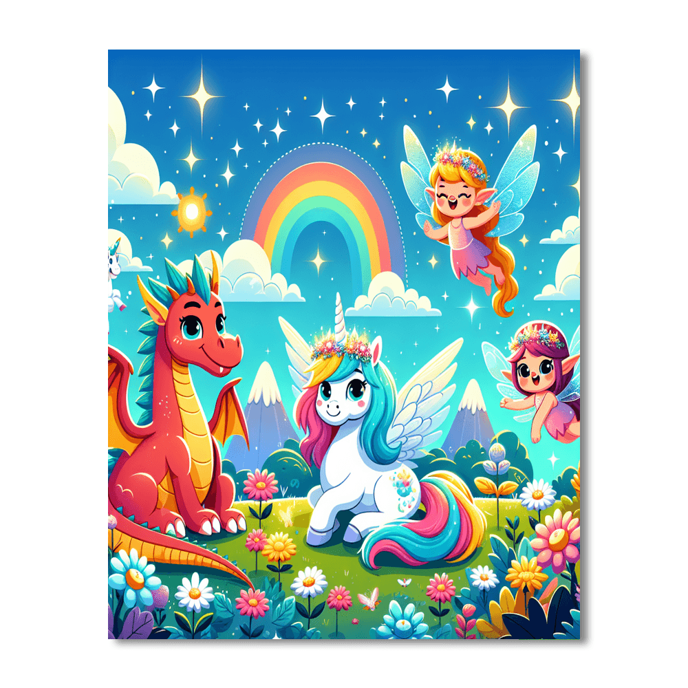 Fantastic Mythical Adventure Painting Number Kit