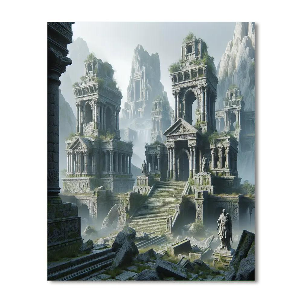 Ancient Ruins Expedition Paint By Number