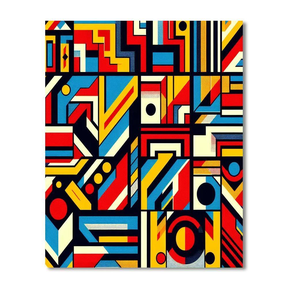 Retro Pop Art Festival Numbered Painting Kits