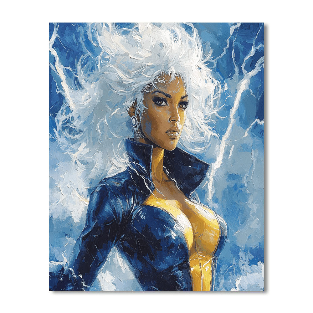 Halle Berry: The Resilient Beauty Of Storm Paint By Color