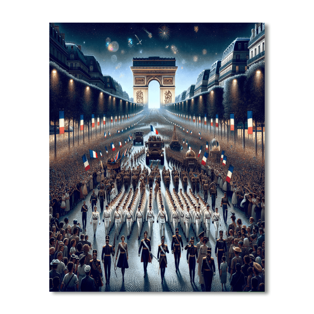 Bastille Day Celebrations Paint By Numbers Kits