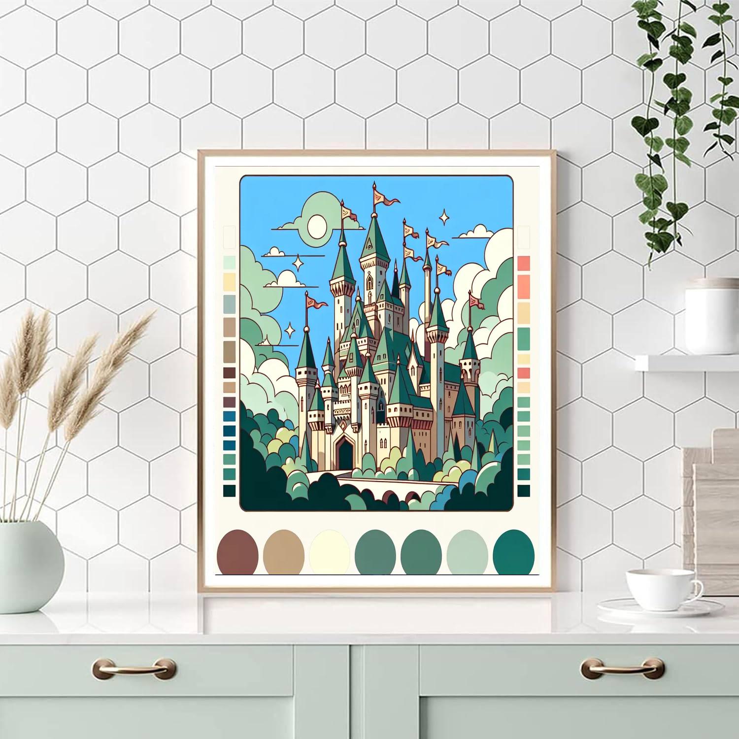 Fairytale Castle Exploration Paint By Number
