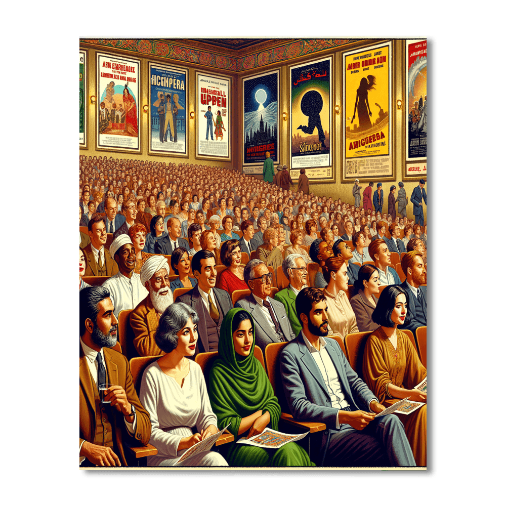 Seattle International Film Festival Painting By Numbers Kit