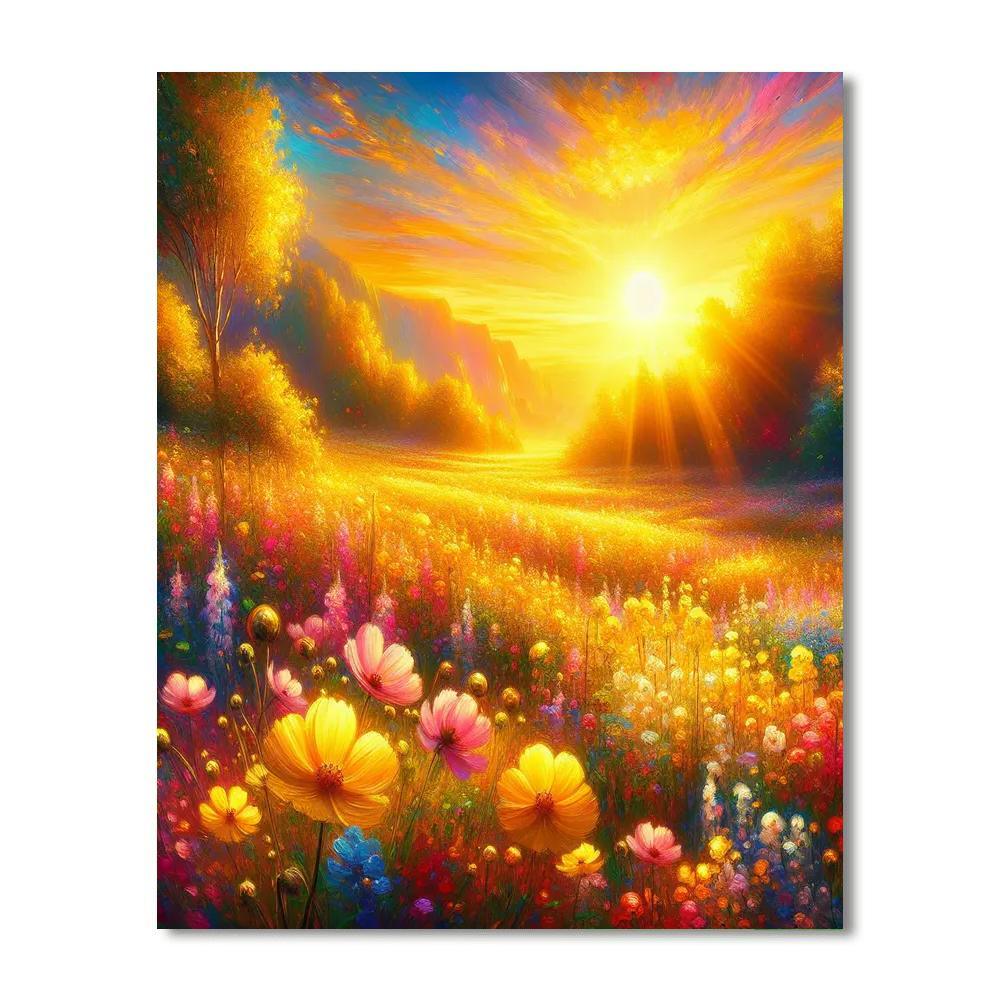 Meadow Morning Harmony Paint By Numbers