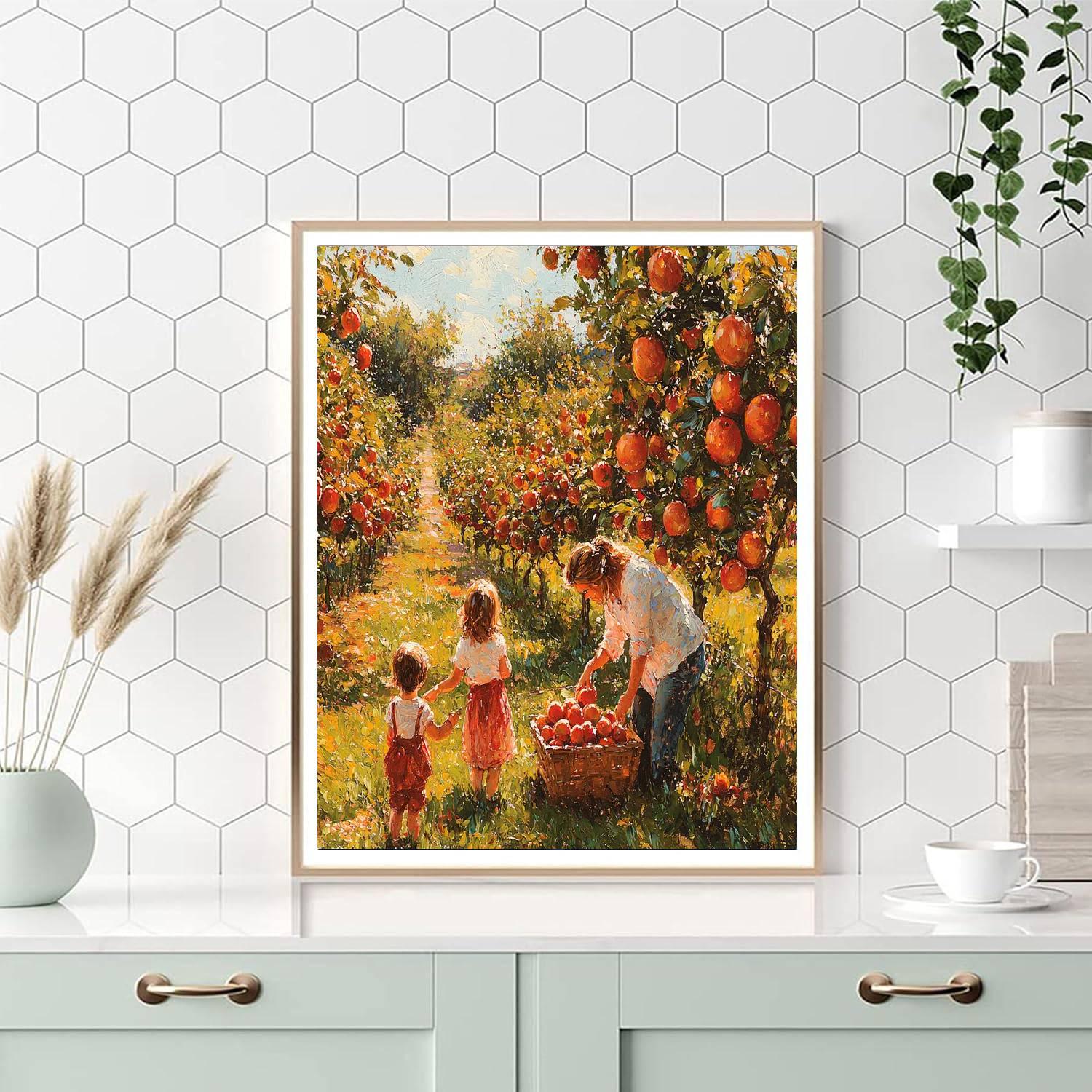 Harvest Of Happiness Numbered Painting Kits