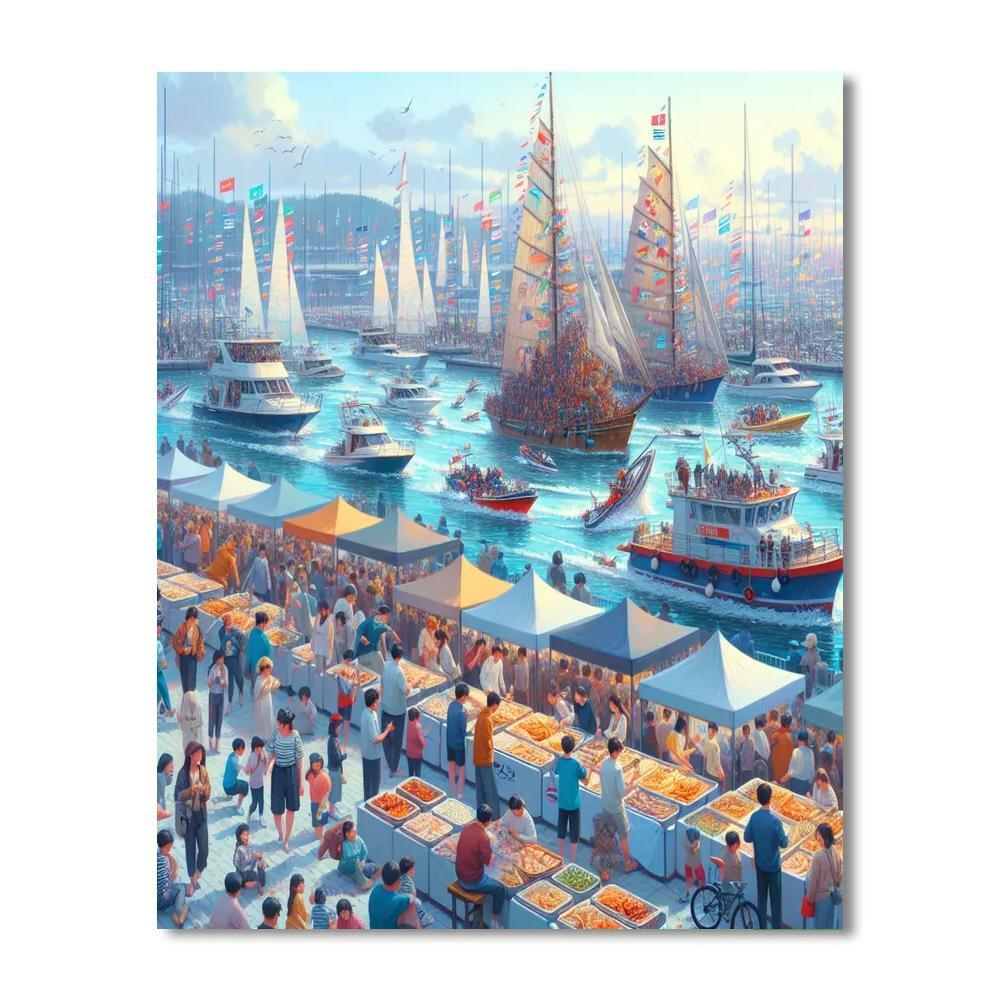 Harbour Festival - Australia Painting By Numbers Kit