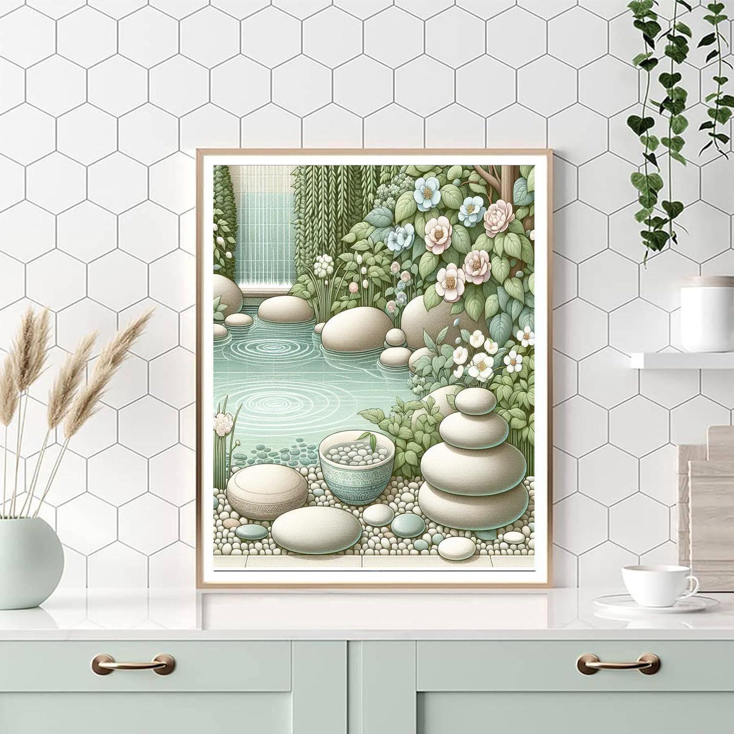 Tranquil Zen Oasis Paint By Numbers