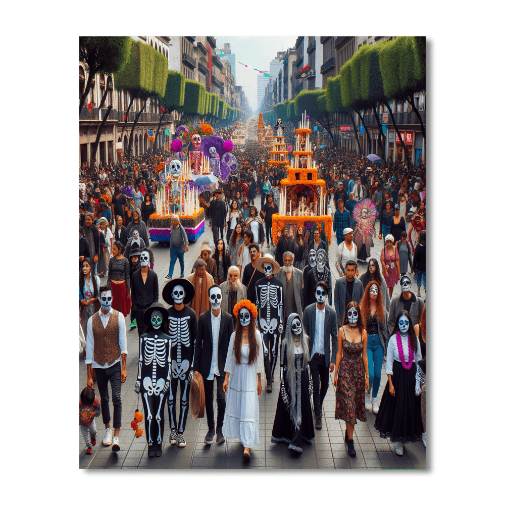 Day Of The Dead Festival - Mexico City, Mexico Paint By Number