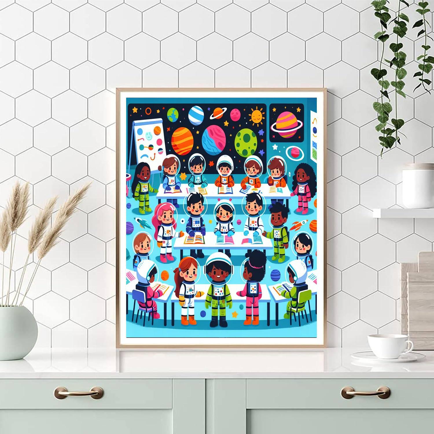 Space Academy Paint By Numbers
