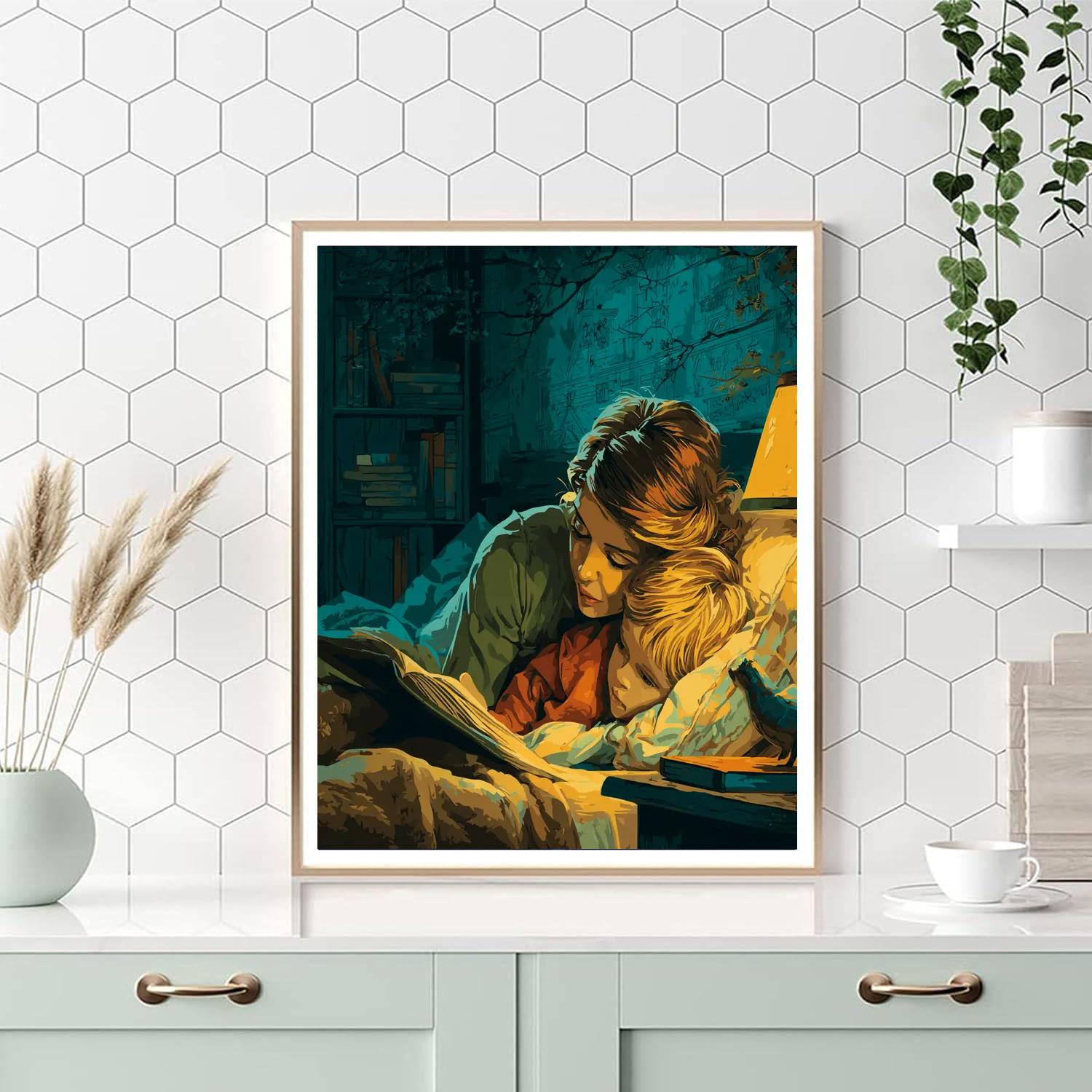 Heartfelt Bedtime Stories Number Painting