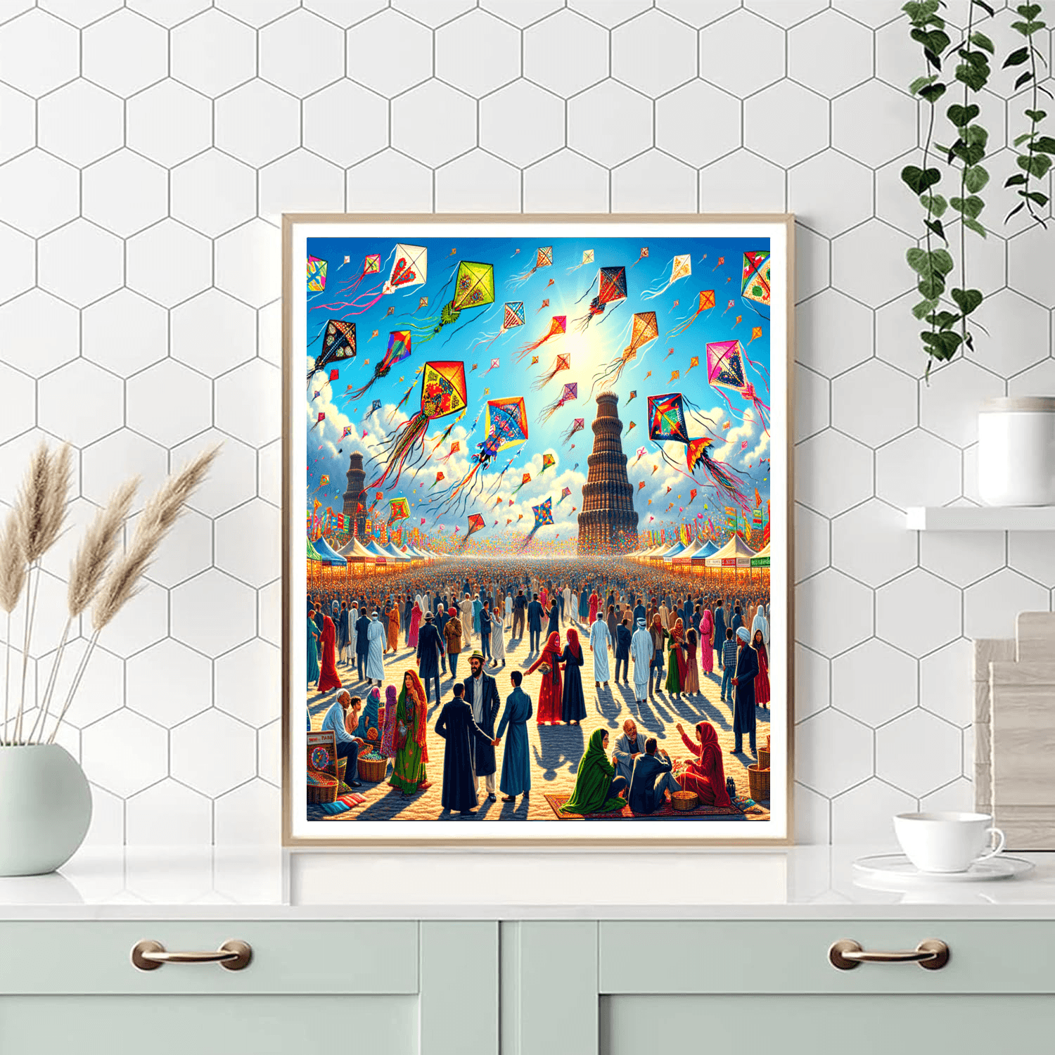 The International Kite Festival Paint By Color