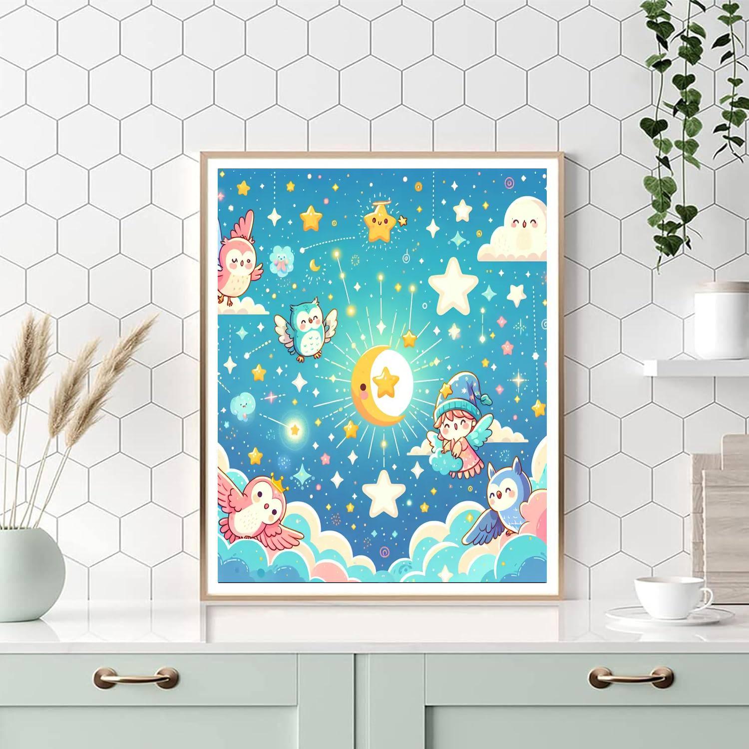 Magical Night Sky Adventure Paint By Number