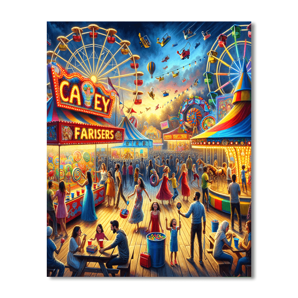 Fun Times At The Fair Paint By Color