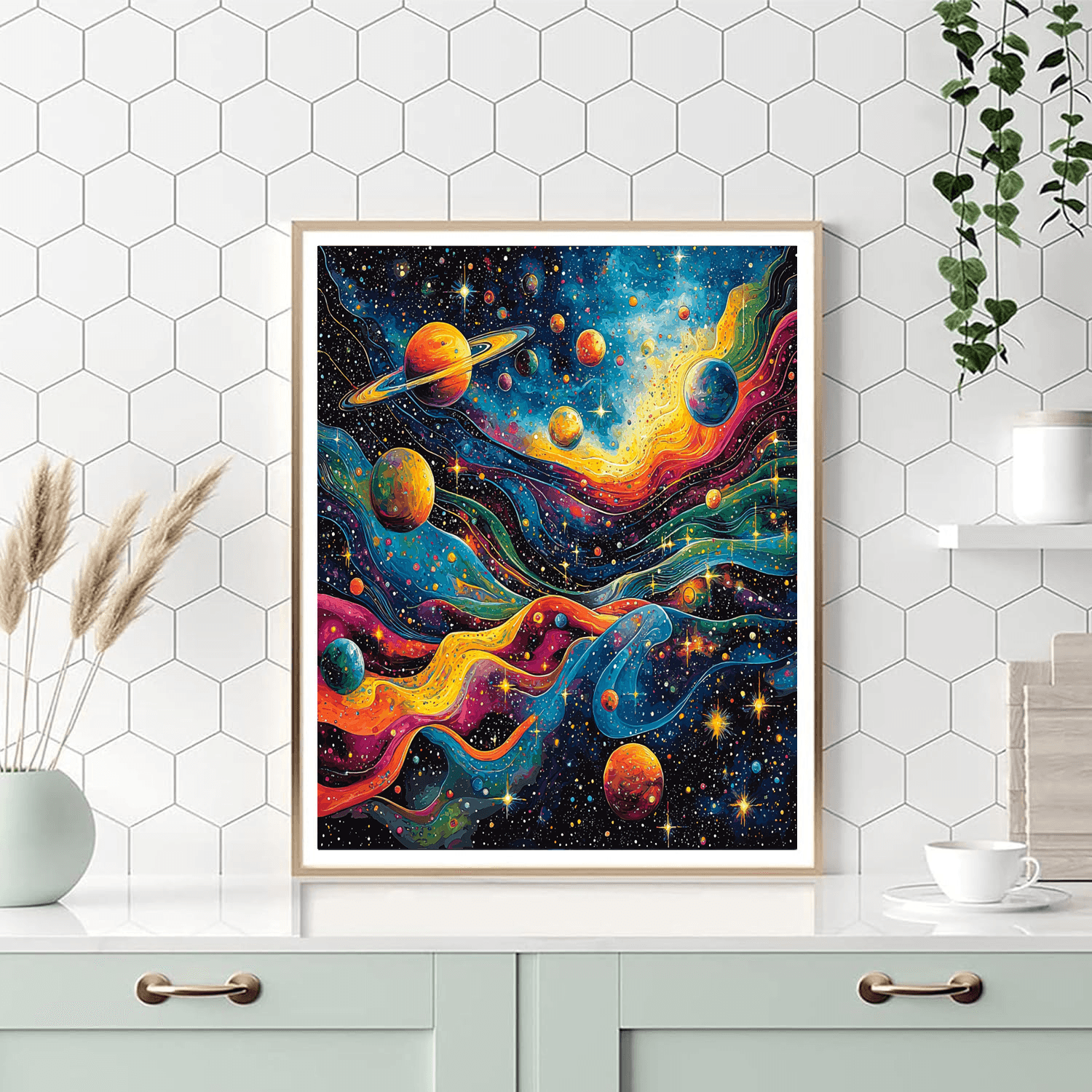 Salvador Dalí Inspired Solar Voyage  Numbered Painting Kits