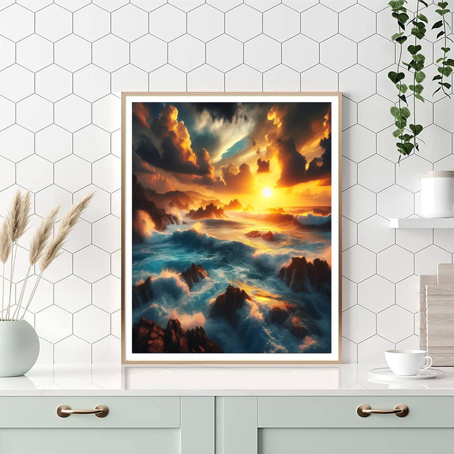 Tidal Symphony Numbered Painting Kits