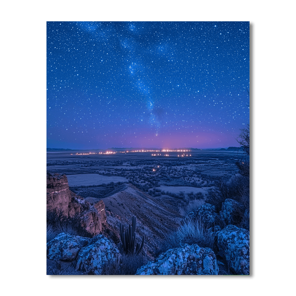 Marfa Lights Viewing Area Paint By Number