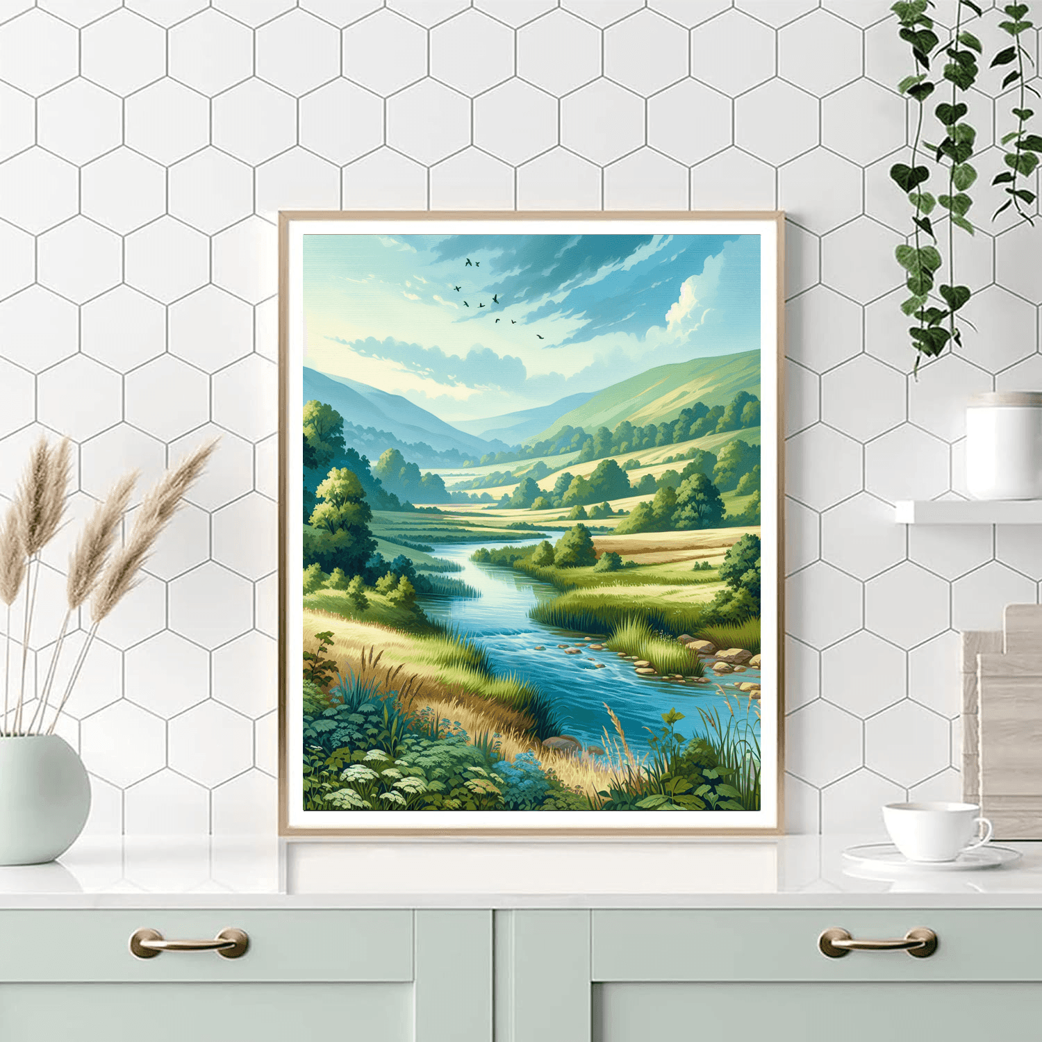 Tranquil Landscape Escape Paint By Number