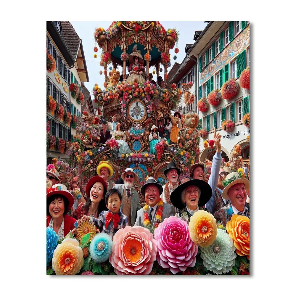 Carnival Of Blumen - Wangen Im Allgäu, Germany Paint By Number