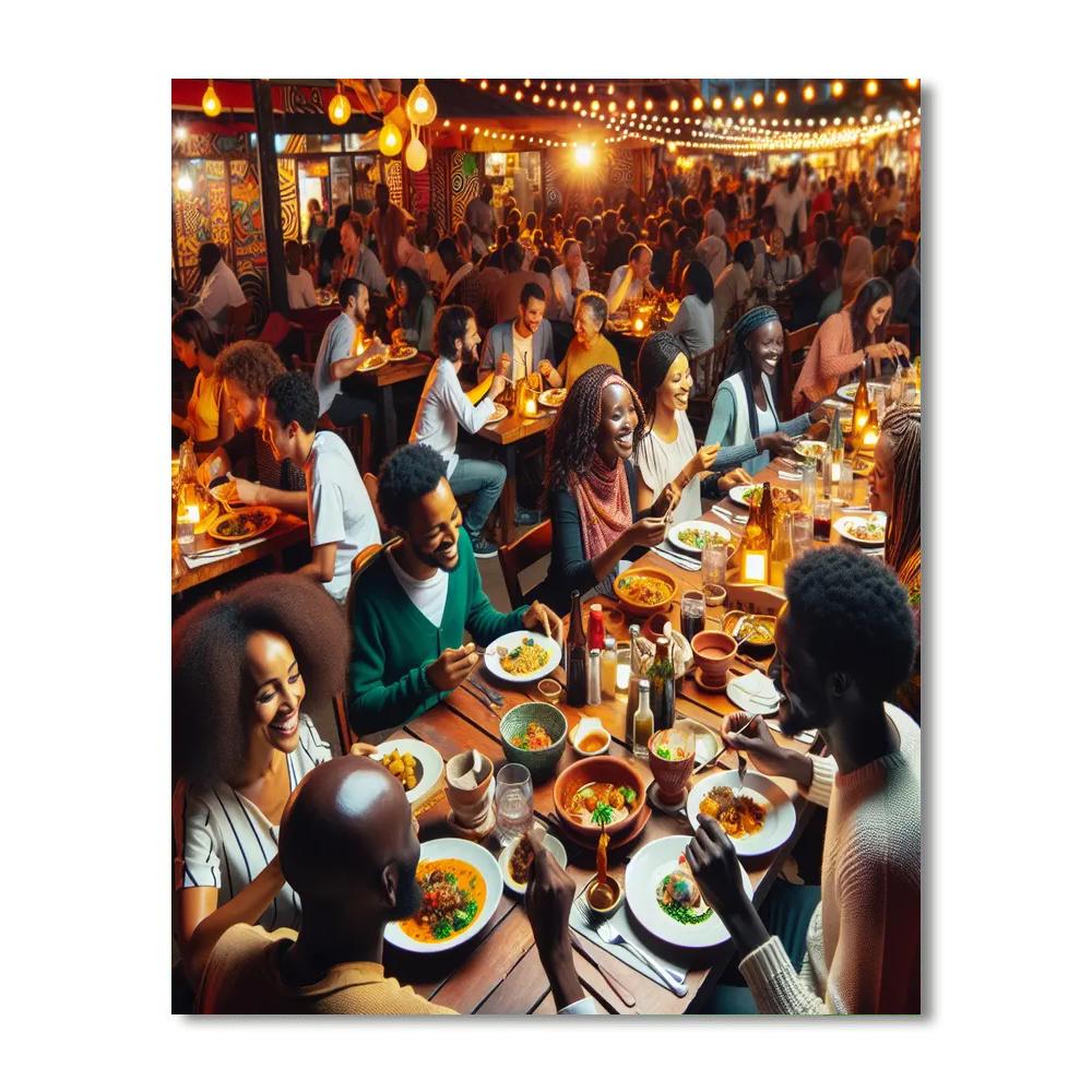 Nairobi Restaurant Week - Nairobi Painting Number Kit