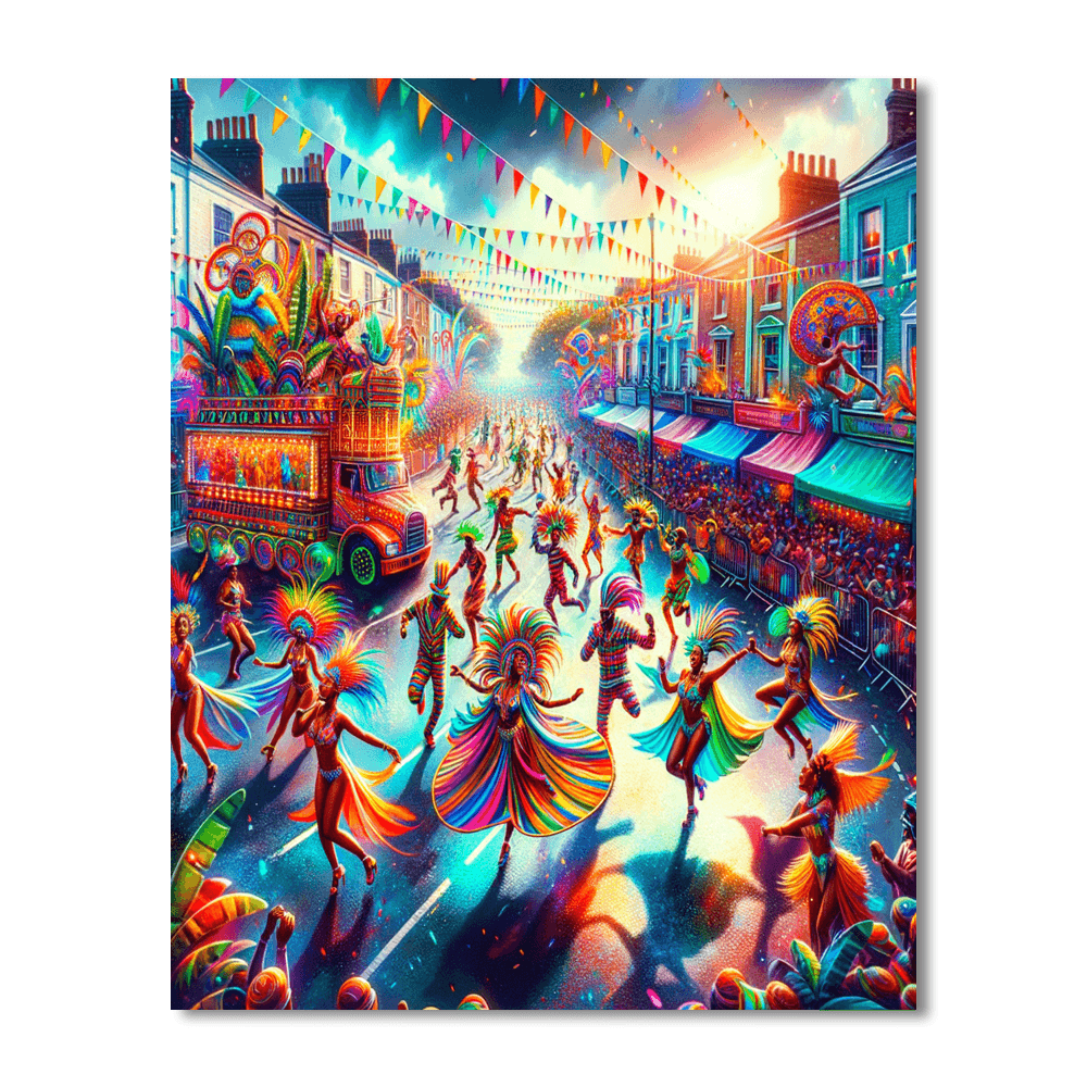 Carnival Of Notting Hill - United Kingdom Paint By Numbers