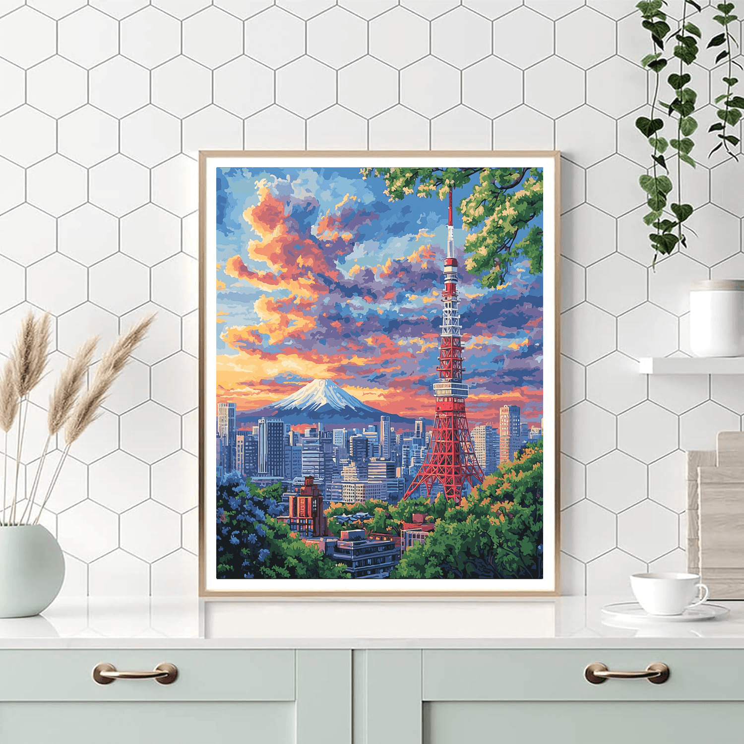 Tokyo Tower Paint By Numbers Kits