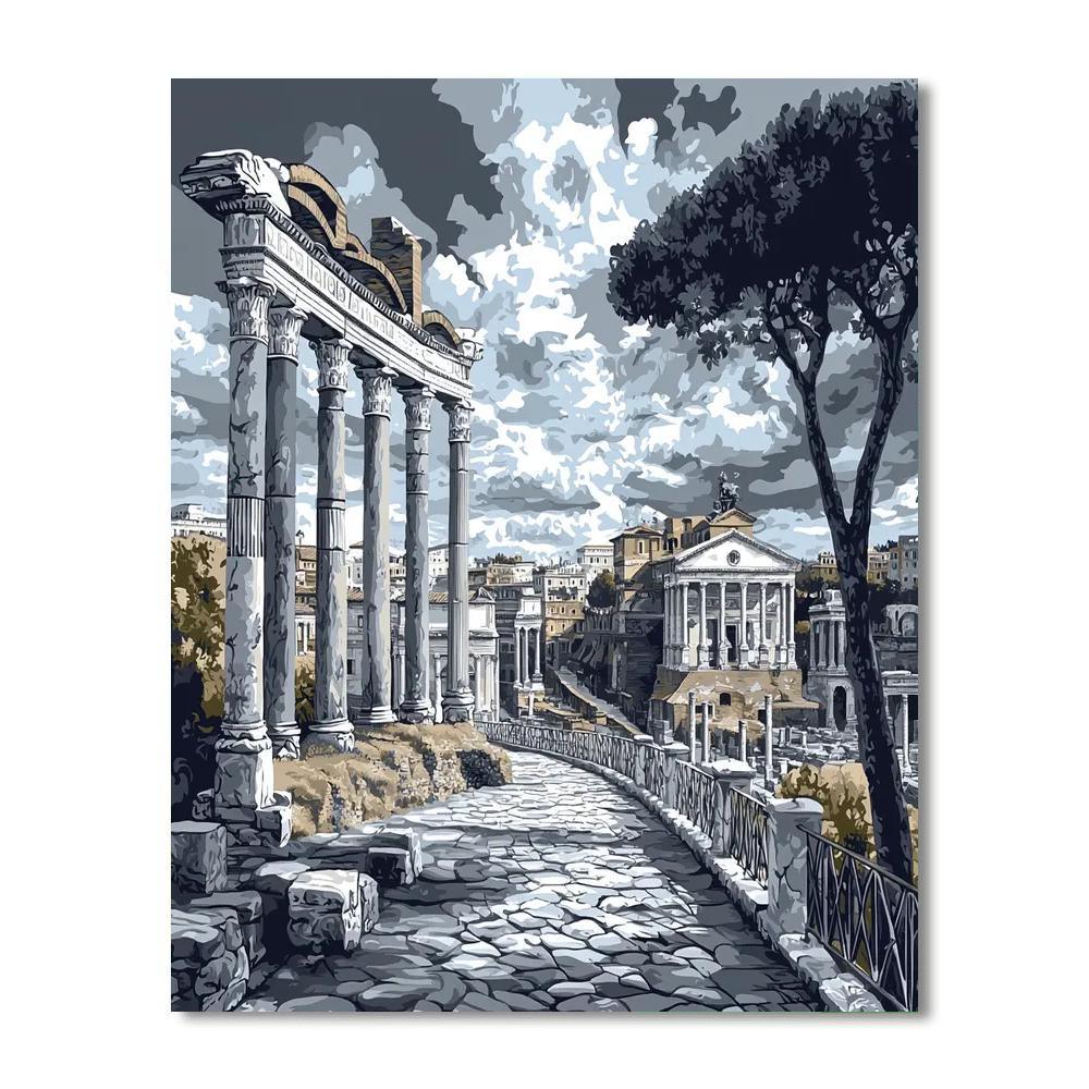 Piranesi Inspired Ancient Roman Legacy  Paint By Numbers Kits