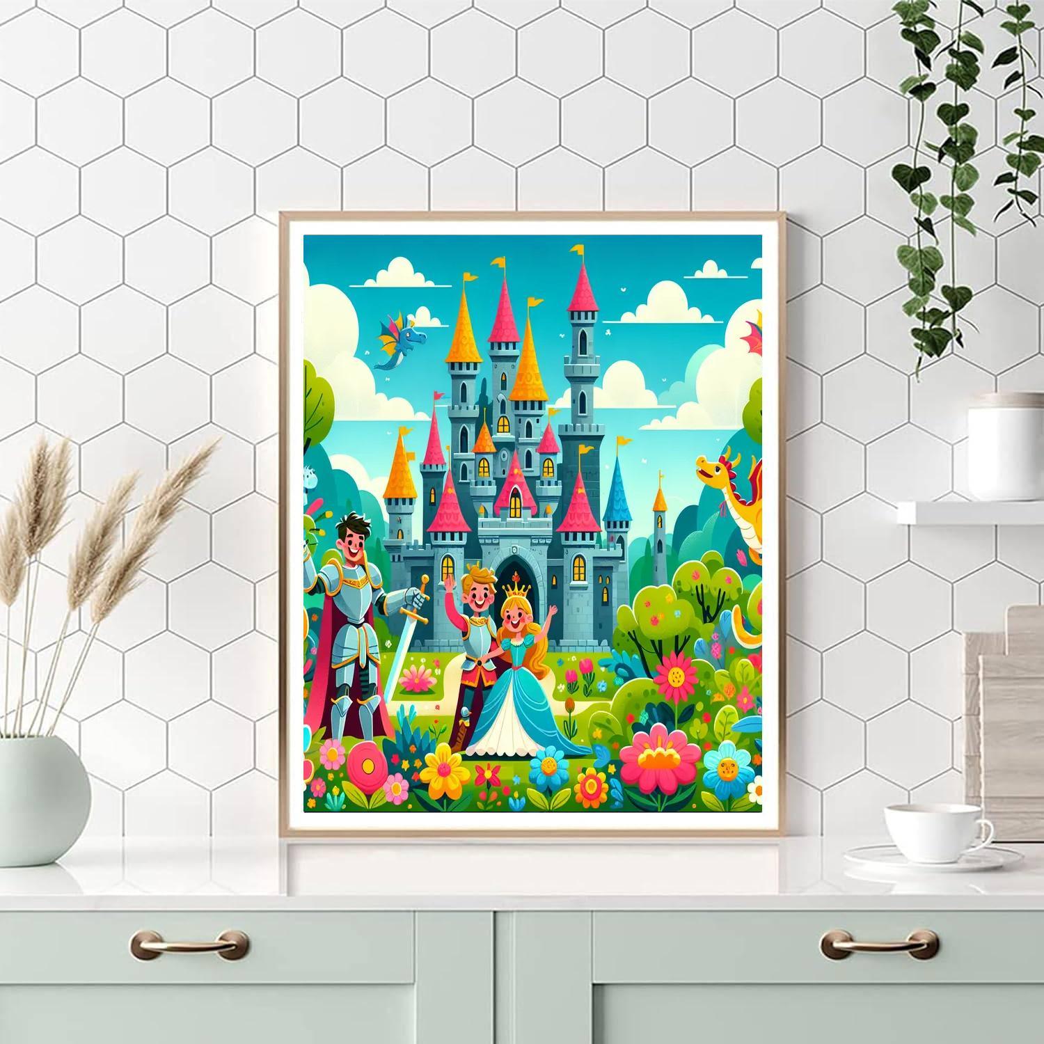 Magical Kingdom Quest Numbered Painting Kits