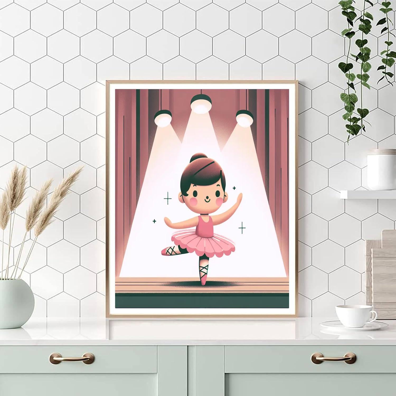 Brave Ballerina Numbered Painting Kits
