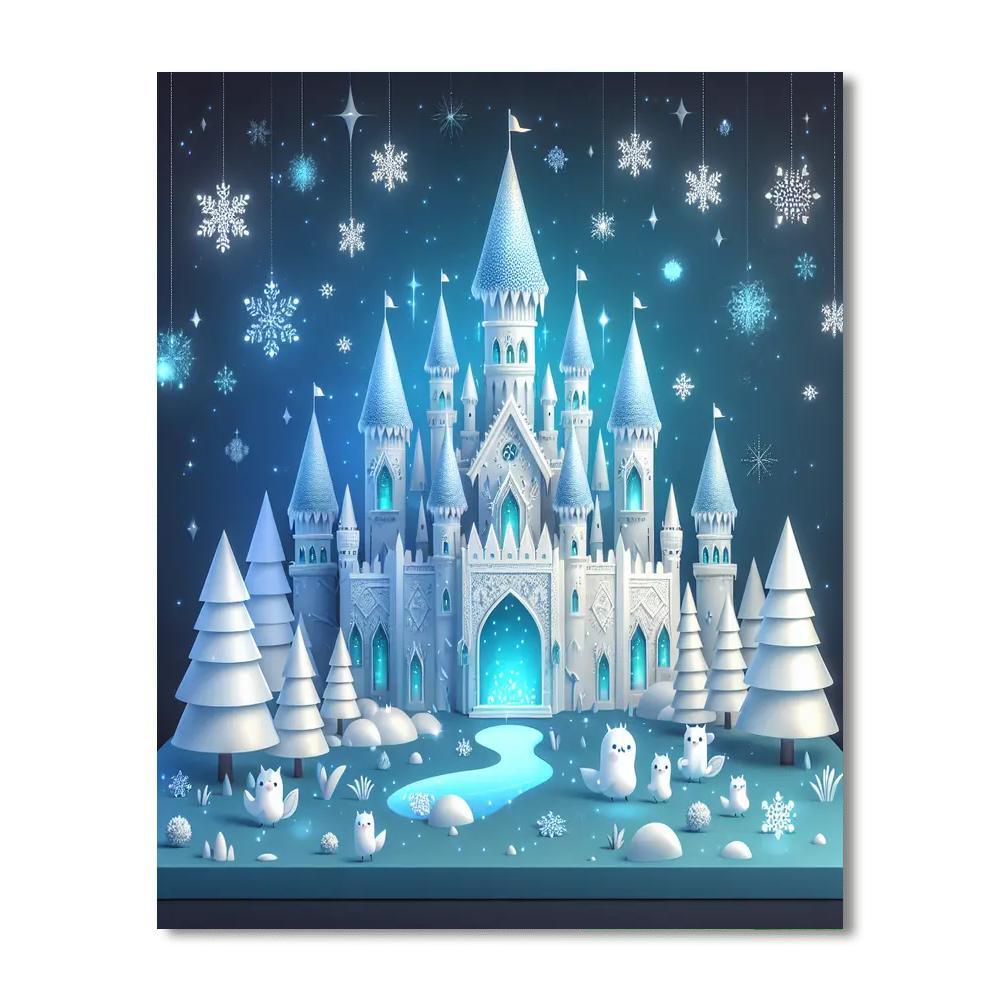 Ice Castle Magic Paint By Number