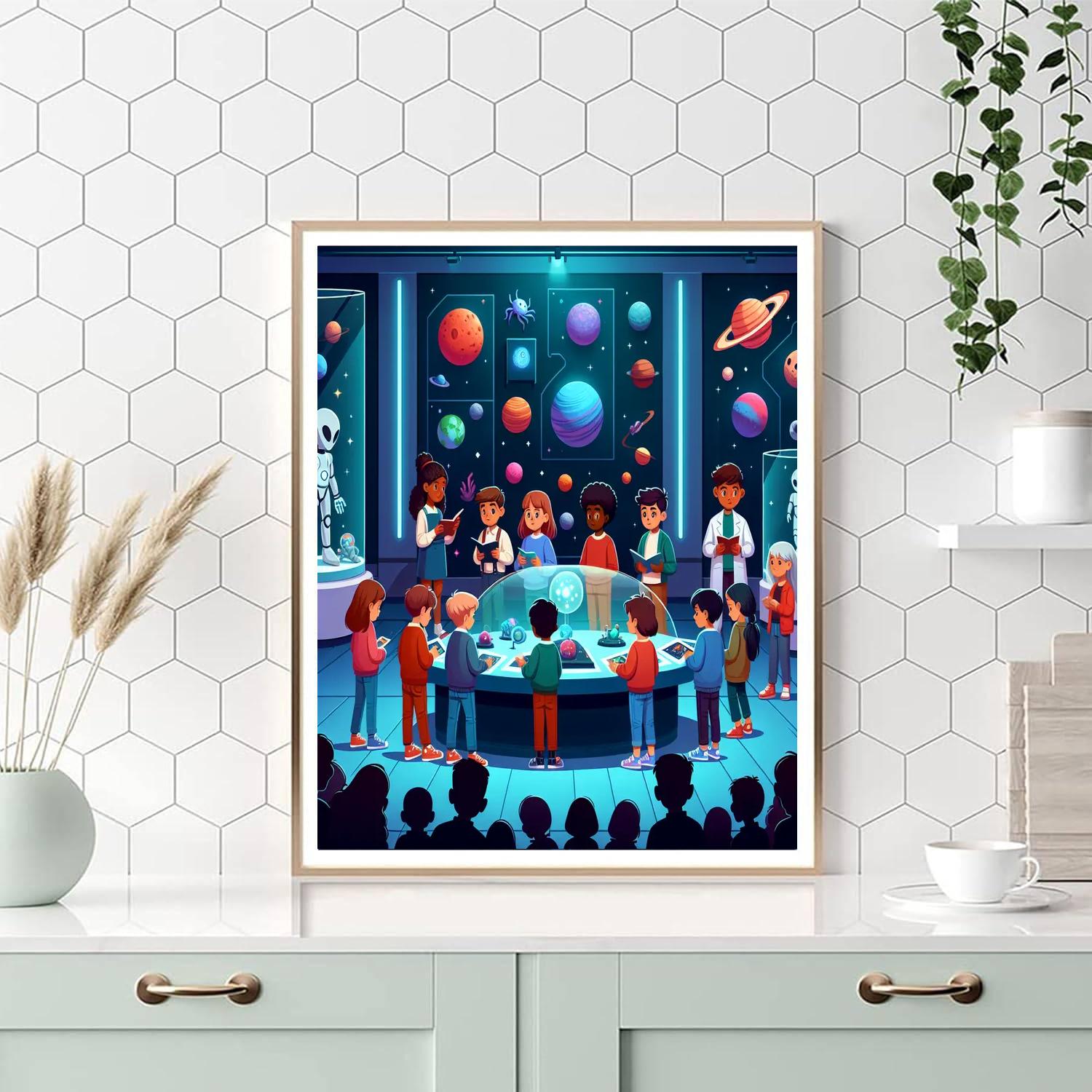 Galactic Museum Expedition Paint By Number
