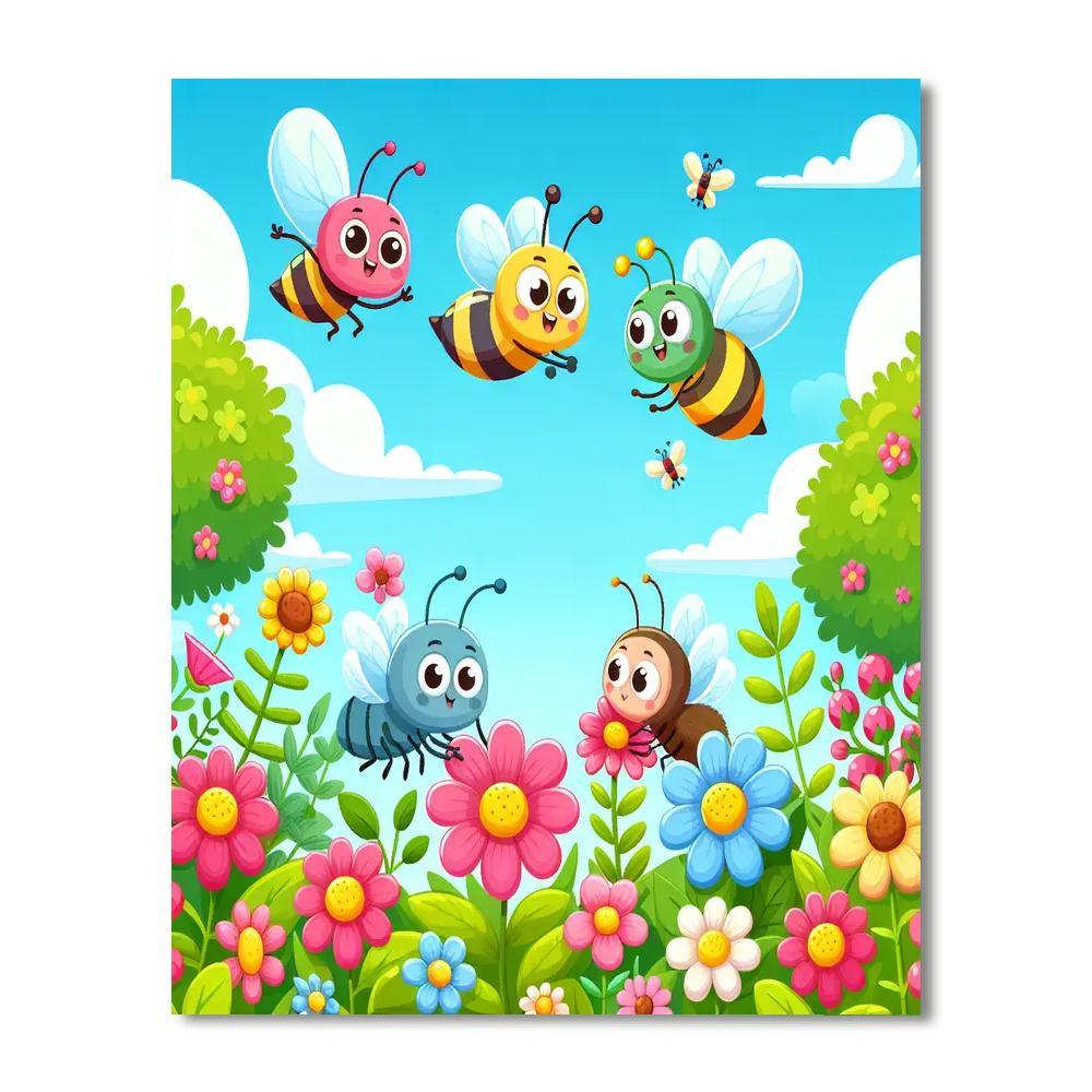 Wonderful World Of Bugs Paint By Numbers
