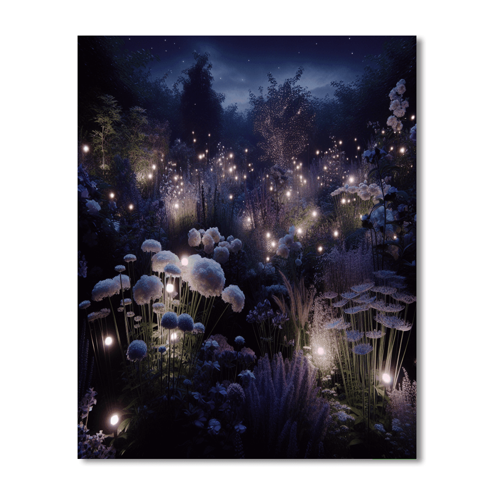 Enchanted Evening Garden Paint By Numbers