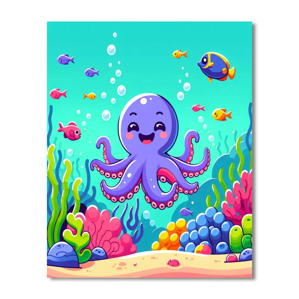 Undersea Adventure Odyssey Paint By Numbers Art
