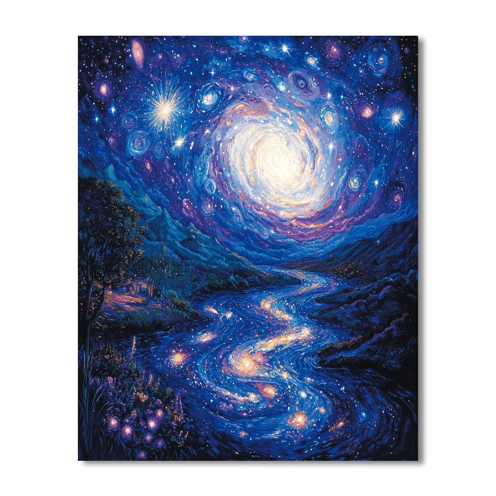 Alex Grey Inspired Celestial Reflections  Paint By Numbers Kits