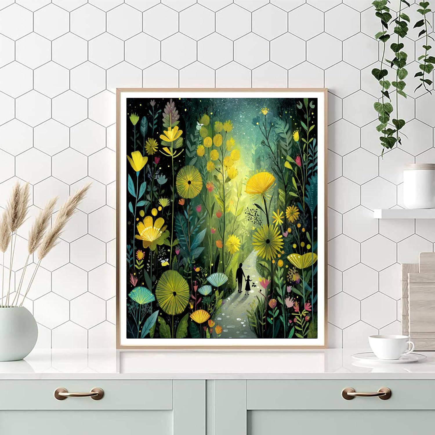 A Magical Garden Adventure Paint By Color