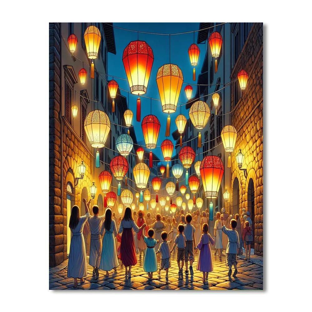 Festa Della Rificolona - Italy Paint By Color