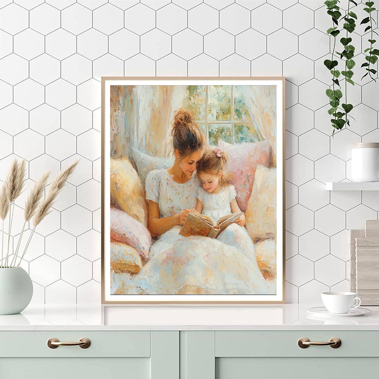 Mom's Cherished Moments Paint By Numbers