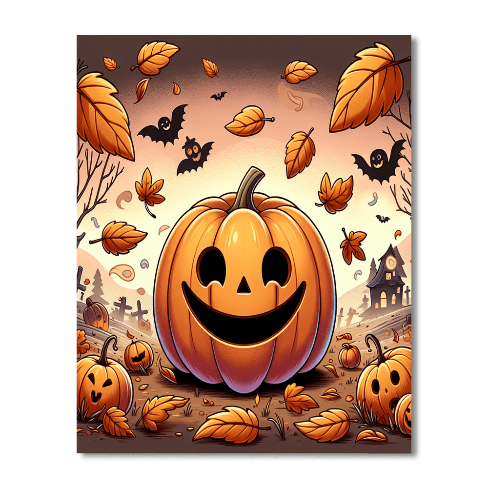 Funny Pumpkin Paint By Number