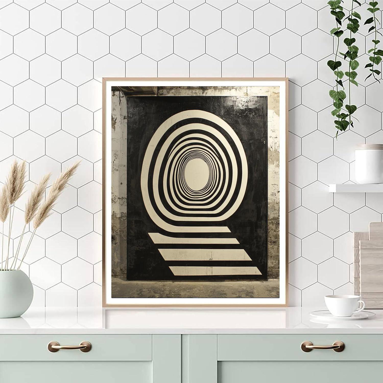 M.C. Escher Inspired Infinite Steps Wall Art  Paint By Number